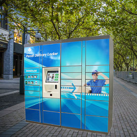 Automated electronic parcel delivery lockers, parcel collection lockers