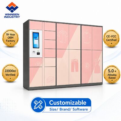 Quality Winnsen Smart Laundry Locker with 15.6" Android Touchscreen, Cloud Remote Management, and Customizable Compartments factory