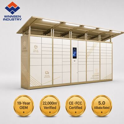 Quality Winnsen Contactless Smart Parcel Locker Medical Supplies Secure Access for Community Health Center factory