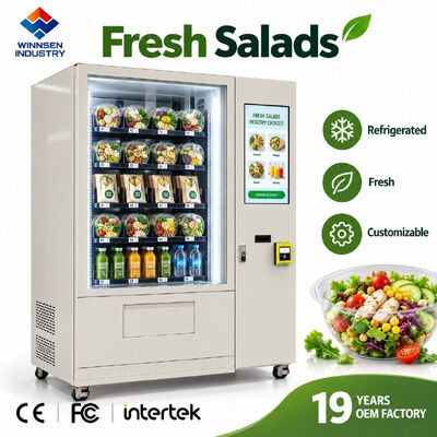 Quality Winnsen Salad Vending Machine for Office Building Campus Healthy Lunch Anytime factory