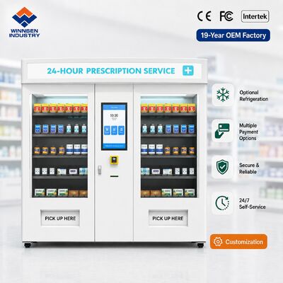 Quality Winnsen Dual Large Capacity Medicine Pickup Locker Multi Ward Network for Teaching Hospital factory