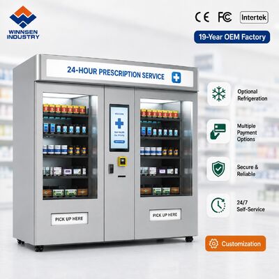 Quality Winnsen Outpatient Pharmacy Vending Machine Self Pickup Contactless Prescription for Hospital factory