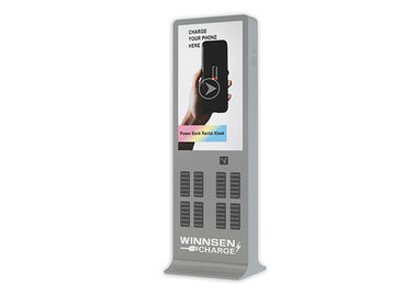 OEM Advertising Shared Power Bank Rental Machine 48 Port For Airport Station Bar