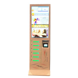 Coin Operated Floor Stand Cell Phone Charging Machine Mobile Phone Charging Station with 43&quot; LCD screen
