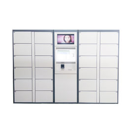 LCD Touch Screen Electric Parcel Delivery Lockers Package Post Locker With Advertising Function