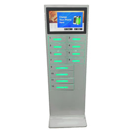 Android Based System Cell Phone Battery Charging Station Touch Screen With 12 Doors and Remote Control Platform