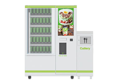 High End Smart Conveyor Belt Salad Vending Machine , Fruit Vending Locker With Lift