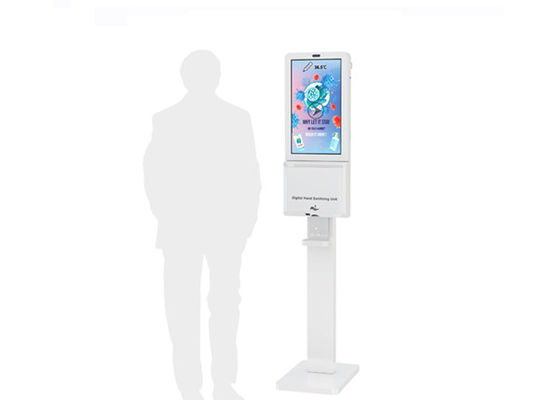 No Touch Electric 35W Lcd Advertising Player Hand Sanitizer Dispenser