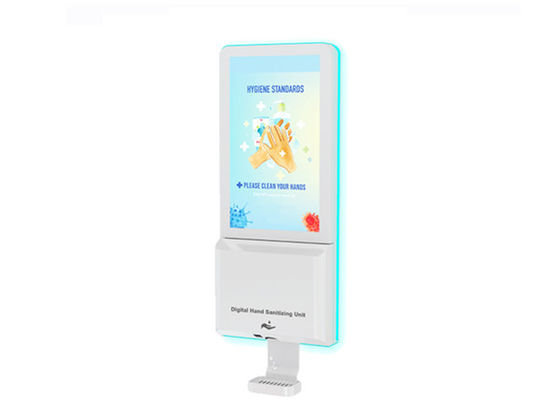 Soap Sanitizer Dispenser 21.5 Inch Lcd Signage With Camera