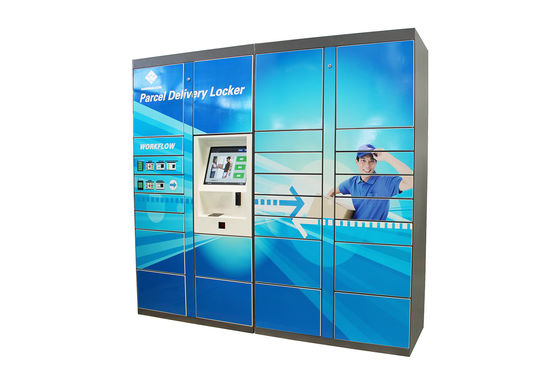 Intelligent Logistic Parcel Delivery Lockers With Simple Work Flow And Payment Device