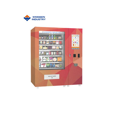 24/7 Self Service Medicine Vending Machine With Security Camera And Conveyor Vending System