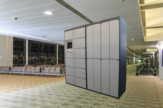 Hotel Rental Luggage Lockers With Remote Control Platform And Multiple Payment Devices