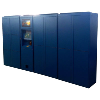Metal School Storage Luggage Lockers with Smart Locks Different Payment Devices Access