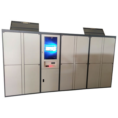 Metal School Storage Luggage Lockers with Smart Locks Different Payment Devices Access