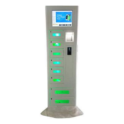 Coin Bill Access Secure Phone Charging Station Electronic Locks LED Inside UV Light Option