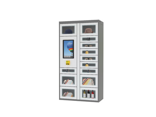 Smart indoor outdoor lighting remote management Automatic 15&quot; Lcd Touchscreen Industrial Vending Lockers