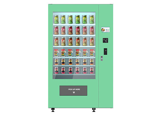 Self Service Fresh Salad Vending Machine , Conveyor Belt Vending Machine