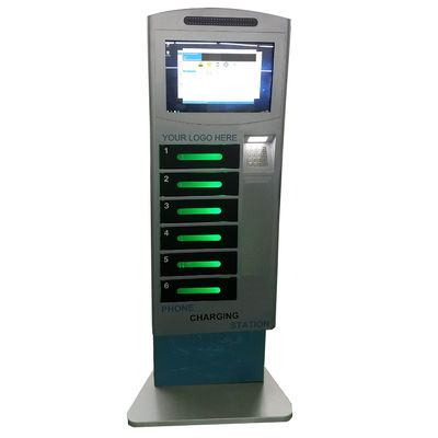 Remote Control Posters Cell Phone Charging Stations Public Kiosk With Advertising Function
