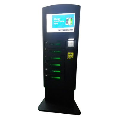 Remote Control Posters Cell Phone Charging Stations Public Kiosk With Advertising Function