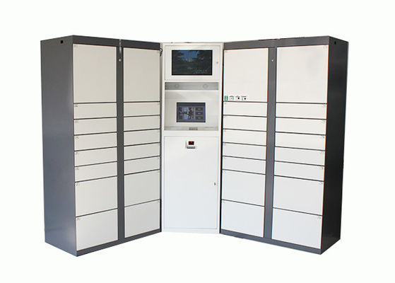 No Contact Stainless Safe Parcel Locker Refrigerator With Touch Screen And Real Time Monitor