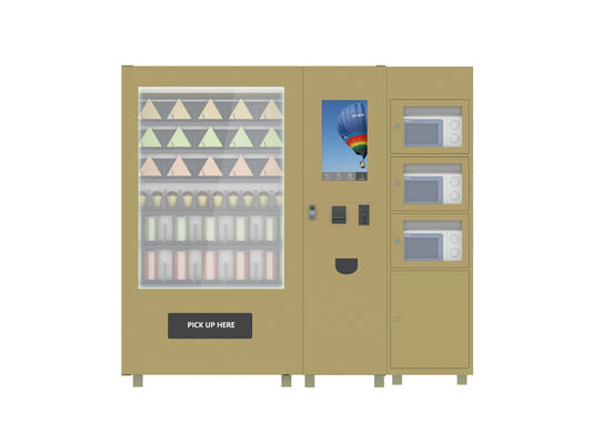 Large Capacity Snack Vending Machine And Coffee / Combo Vending Machine