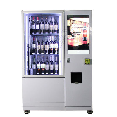 Hotel FCC Wine Bottle Vending Machine With Refrigerator Elevator