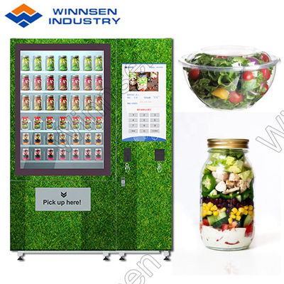 7&quot; Touch Screen Credit Card Salad Vending Machine Oem