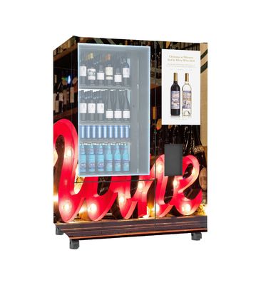 Credit Card Payment Wine Vending Machine Wifi Support Remote Advertising Function