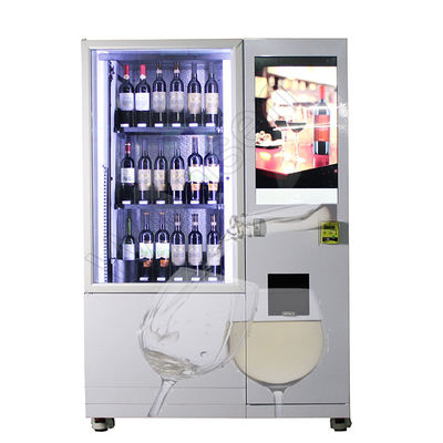 Refrigerator Champagne Vending Machine Smart Combo Age Verification