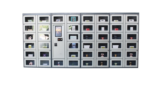 32&quot; Touch Screen Vending Lockers Customized With Coin Bill Acceptor