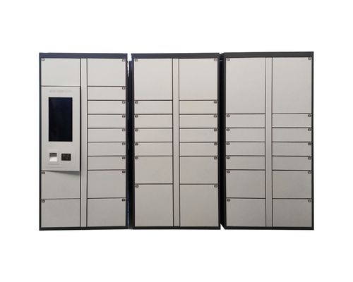 Transparent Doors Industrial Vending Lockers Automatic Big Touch Screen