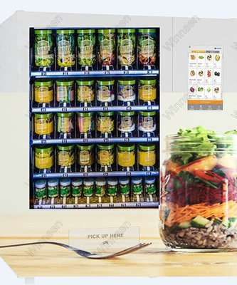 Touch Screen Credit Card Salad Jar Vending Machine