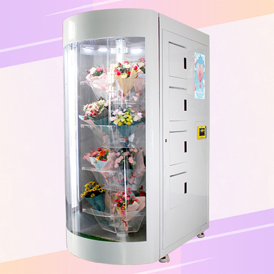 360 Rotation Automatic Gifts Flower Vending Machine With Humidification System