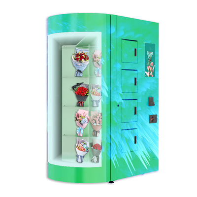 Touch Screen Packed Flowers Coolant Function Vending Machine