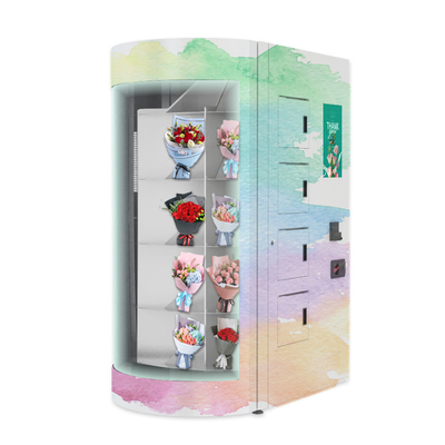 Humidify Temperature Control Flower Vending Machine With Lcd Touch Screen