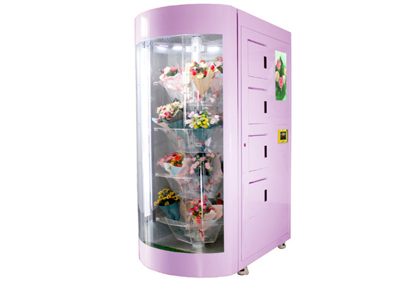 24 Hour Florist Fresh Flower Station Vending Machine With Remote Control
