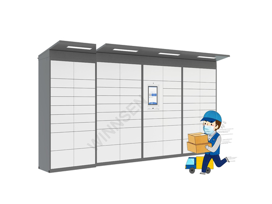 Smart hotel apartment community Qr Code Post Express click and collect  Parcel Delivery Lockers