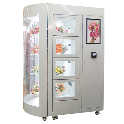 LCD Advertising Flower Vending Machine Fresh Rose With Temperature Controller