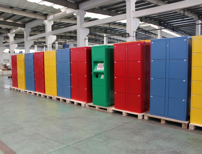 Coins Bills Operated Electronic Durable Metal Storage Doors Luggage