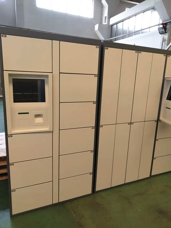 Parcel Package Delivery Locker Intelligent Lockers with Barcode Reader for Public Express