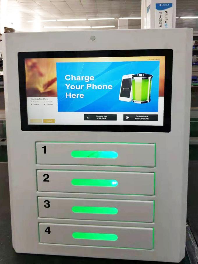Coin Payment Commercial Cell Phone Charging Stations With Fast Charging