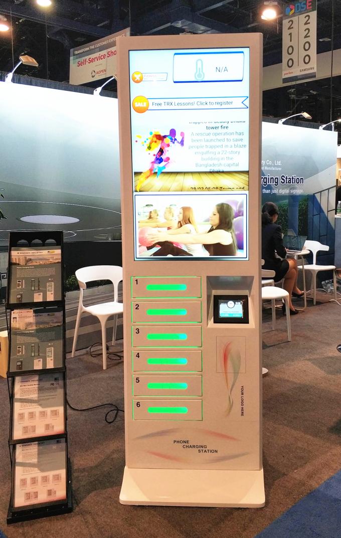 Restaurant Multiple Cell Phone Mobile Phone Charging Stations Locker