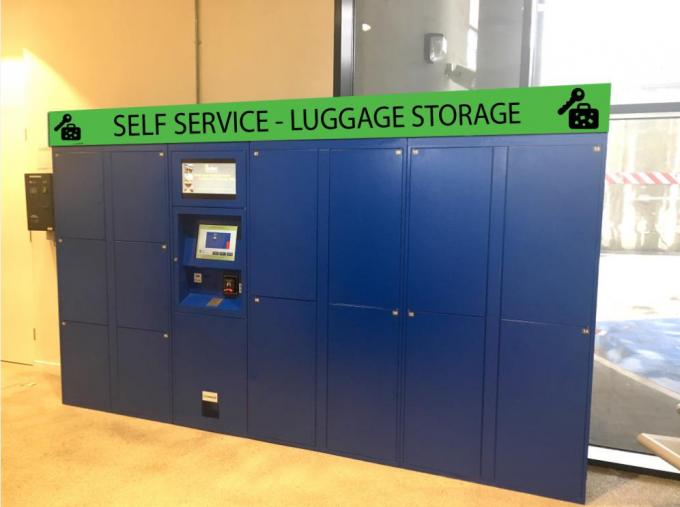 Electronic credit card payment beach luggage Rental Storage Lockers