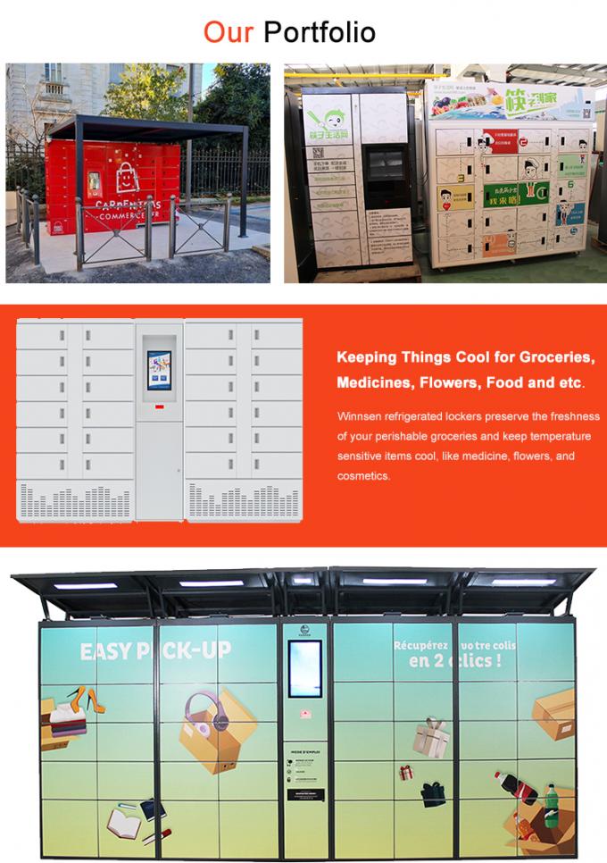 Winnsen Wine Bottle Refrigerated Locker 24 Hours Smart With Customized