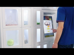 High Tech Cooling Refrigerated Locker Egg Vending Machine For Fresh Food