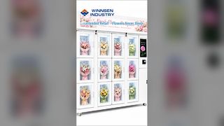 Smart Fresh Flower Vending Locker with Cooling System