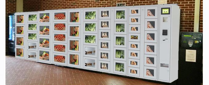Coin / Banknote Payment Vending Lockers With Secured Electronic Locker ...